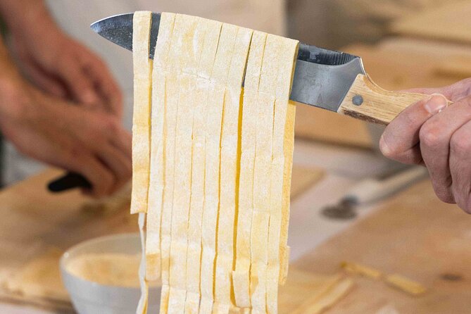 Fettuccine Ravioli and Tiramisu Cooking Class in Rome - Fettuccine work: rolling dough, cutting noodles, and choosing your sauce