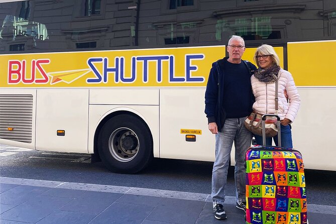 Fiumicino Airport Shared Shuttle Bus to Rome Termini & Vatican - Where you get on and where you get dropped