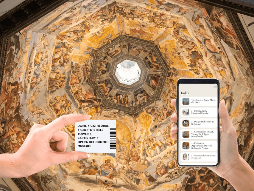 Florence: Cathedral & Brunelleschi's Dome Ticket & Audio App - Key things to know before you go