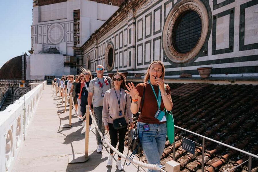 Florence: David at Accademia and Duomo Terraces VIP Tour - Meeting point timing: start close to the action