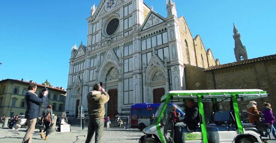 Florence: Eco-Friendly Golf Cart City Tour with Audio Guide - Medici connections, an old hospital, and the Berta legend stop