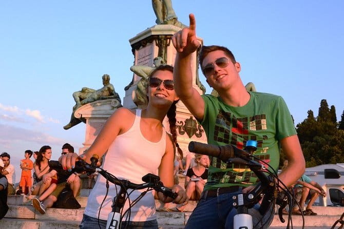Florence Hills E-Bike Tour with Gelato Tasting - San Miniato al Monte: a basilica stop with high hill perspective