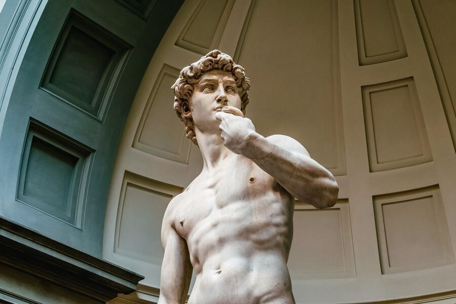 Florence: Michelangelo's David Skip-the-Line Entry Ticket - Four Prisoners and the Workshop Feeling