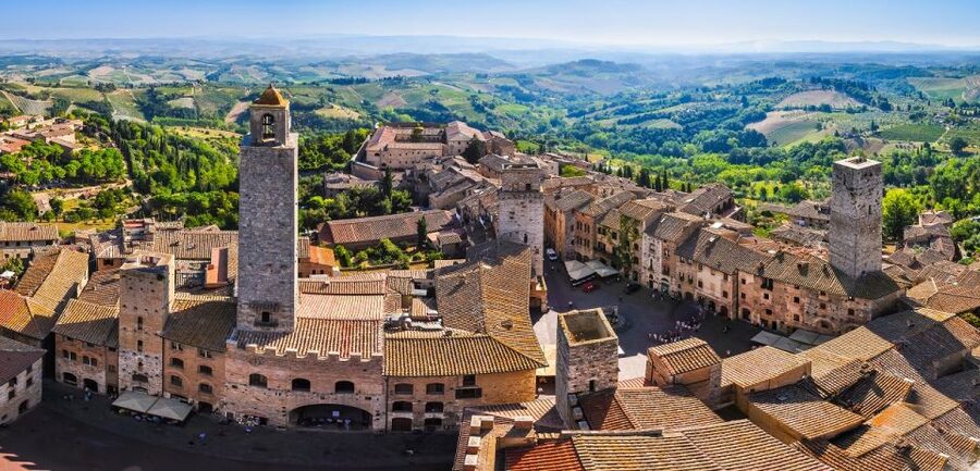 Florence: Pisa, Siena, S. Gimignano, Chianti Wine & Lunch - Siena: where the medieval vibe becomes your anchor
