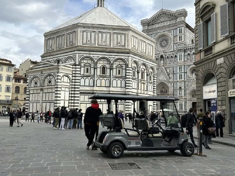 Florence: Private Electric Mini Car Tour with Local Guide - Square time in Florence: Santa Croce, Santo Spirito, and Santa Maria Novella