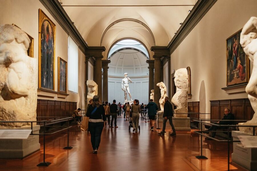 Florence: Skip-the-Line Accademia Guided Tour - Getting to My Green Tour by the Accademia doors