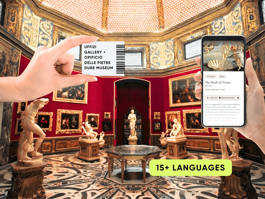 Florence: Uffizi Priority Ticket & Masterpieces Audio App - Skip-the-Line Entry Starts With Door No. 1