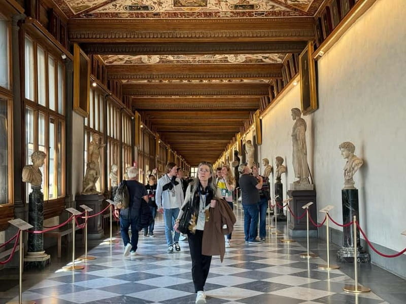 Florence: Uffizi Skip-the-Line Ticket & Digital Audio Guide - Meeting Point at Leonardo’s Statue and Voucher Exchange
