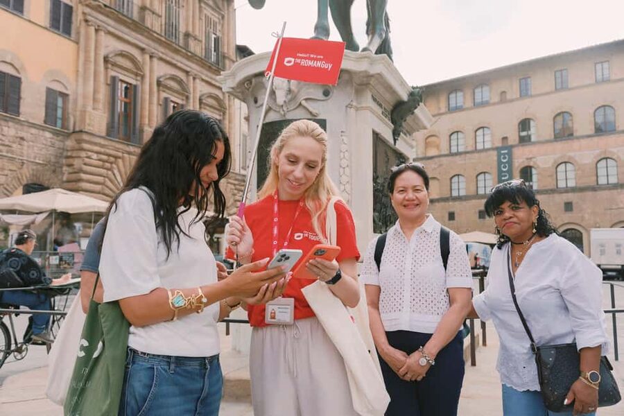 Florence: Walking Tour with David, Duomo & Uffizi Gallery - Ponte Vecchio, Palazzo Vecchio, and Loggia dei Lanzi area photos