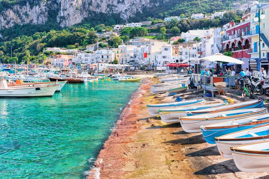 From Amalfi: Capri Island Boat Tour with Snorkeling & Drinks - Amalfi warm-up: briefing, first cruising views, and Conca dei Marini