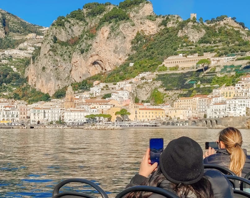 From Amalfi: Coast & Furore Fjord Boat Tour with Swim Break - On-board setup: why the comfort is more than a nice extra