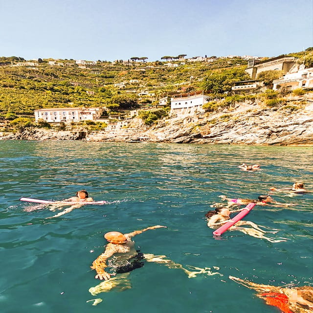 From Amalfi: Coast & Furore Fjord Boat Tour with Swim Break - Meeting point and getting on board without stress