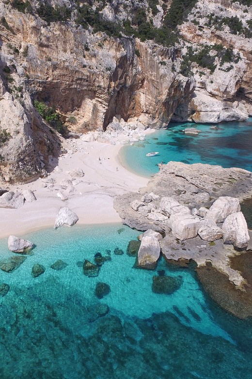 From Arbatax: Full-Day Guided Boat Tour of the Baunei Coast - Getting set for the day on FALCO DELLA REGINA
