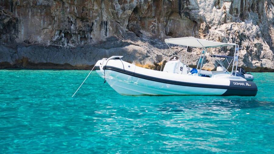 From Arbatax: RIB tour to Cala Mariolu and Cala Goloritzè - Key highlights on the Gulf of Orosei route