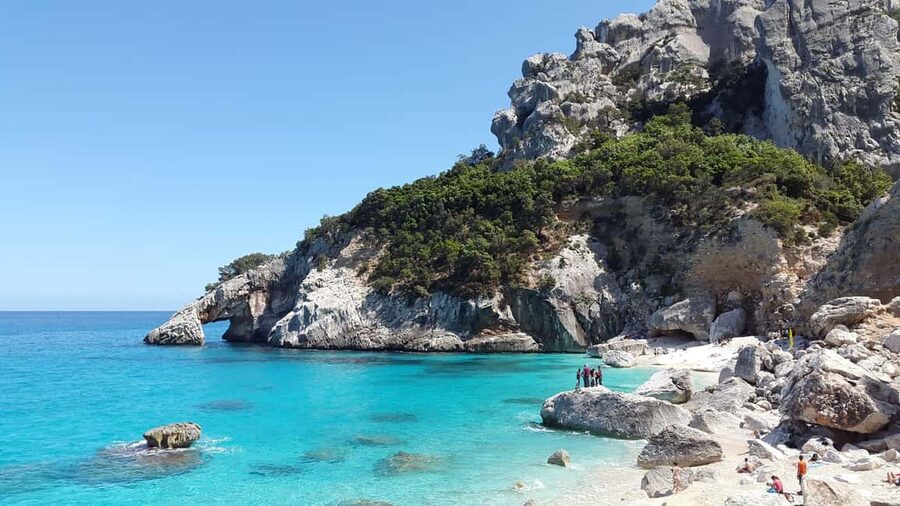 From Arbatax: RIB tour to Cala Mariolu and Cala Goloritzè - Entering the Baunei coast by RIB, not by bus