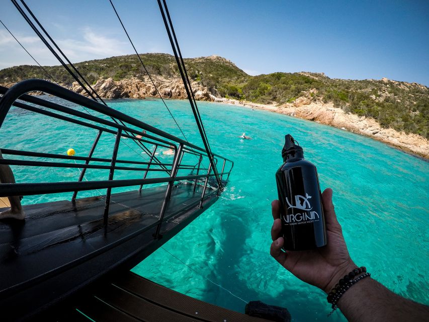 From Cannigione: La Maddalena Archipelago Boat Trip - Pink Beach: fast photo stop, close enough to appreciate the color