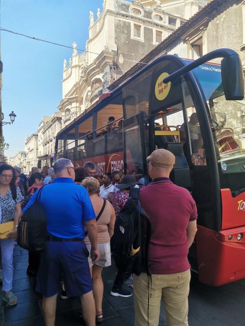 From Catania: Etna tour by Panoramic Bus - Nicolosi village stop: 10 minutes for photos and a quick local pulse