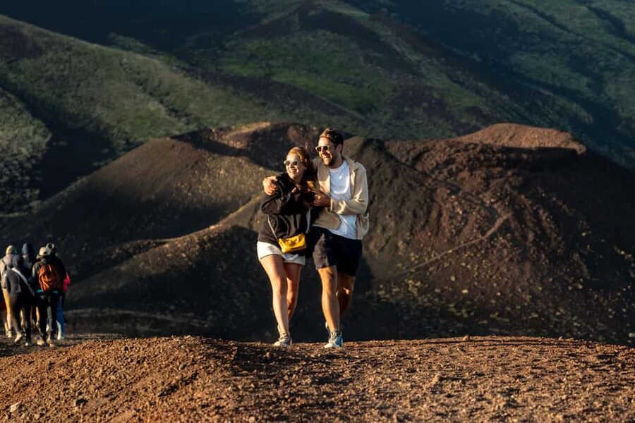 From Catania: Mount Etna Sunset Tour with Tasting and Cave - Key highlights to know before you go