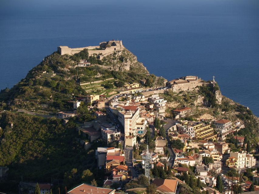 From Catania: Taormina, Savoca, & Castelmola Tour w/ Lunch - Castelmola: Views of Etna, the Ionian Sea, and a Real Lunch
