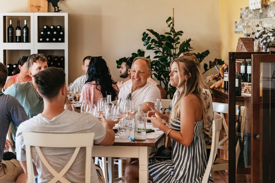 From Florence: Small Group Wine Tasting Tour to Tuscany - Stop 1: A 1.5-Hour Estate Tasting With Wine and Fresh Olive Oil