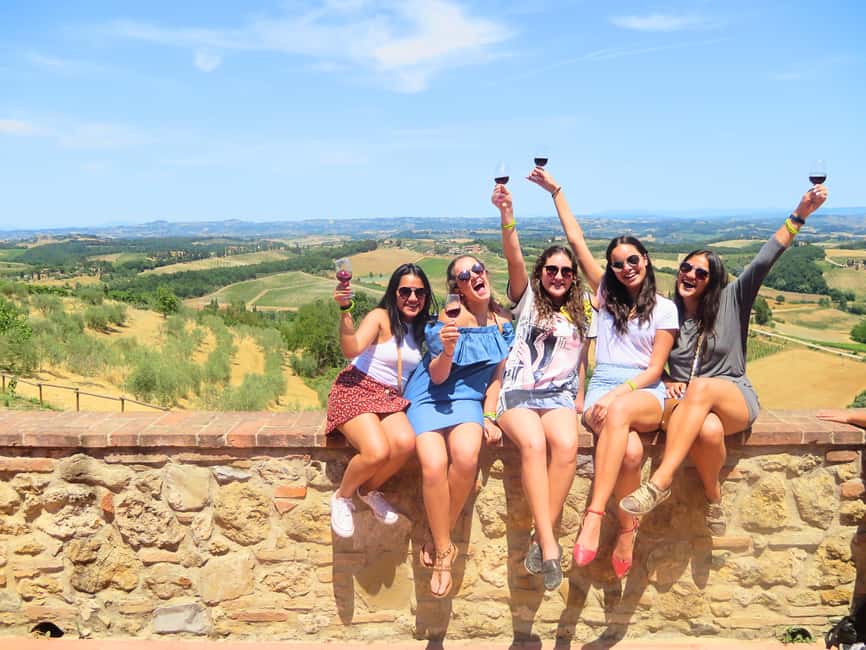 From Florence: Tuscany & San Gimignano Tour with 2 Tastings - Stop 2 Wine Tasting: Family-run winery with San Gimignano views