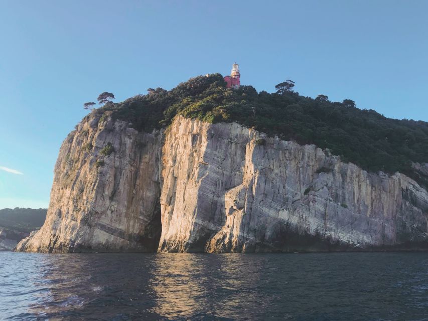 From La Spezia: Portovenere and 3 Islands Boat Trip - Le Bocche and St. Peter’s Church views: the narrow strait moment