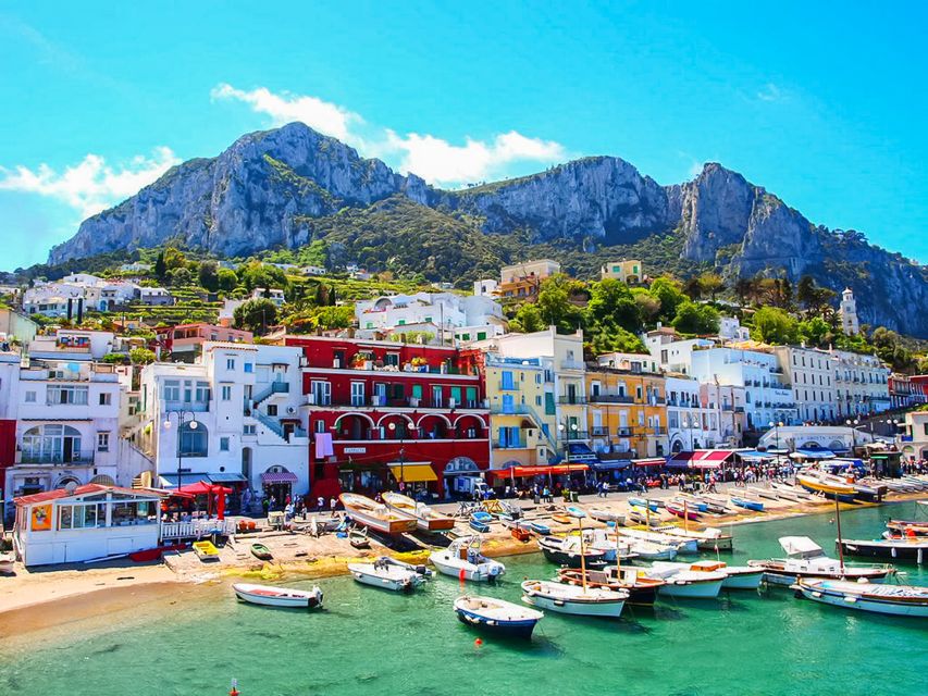 From Naples: Capri Guided Tour with Ferry Tickets & Minibus - Piazzetta Di Capri: Free Time To Sit, Stroll, And Actually Enjoy It