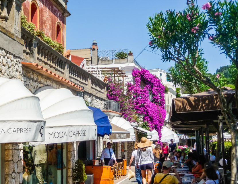 From Naples: Capri Guided Tour with Ferry Tickets & Minibus - Lunch Options: Use The Schedule To Your Advantage