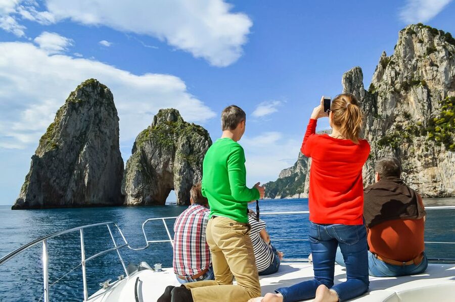 From Naples: Capri Guided Tour with Ferry Tickets & Minibus - Starting At Molo Beverello, With Simple Naples Meet-Up Options