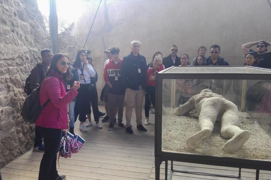 From Naples: Ruins of Pompeii - The coach ride: onboard commentary and getting oriented fast