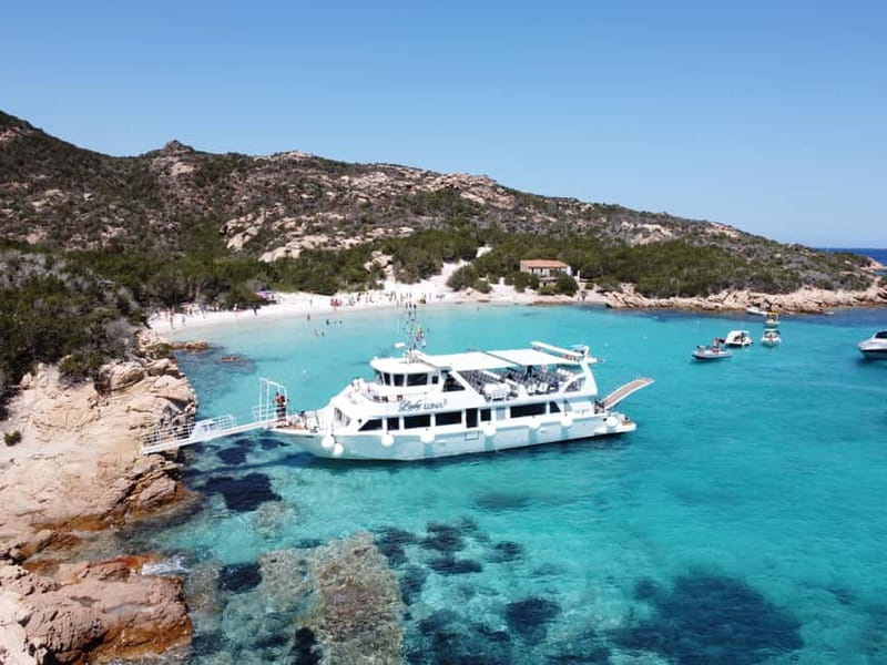 From Palau: 4 stops boat tour to La Maddalena archipelago - Santa Maria Beach Break: the long chill stop you will thank yourself for