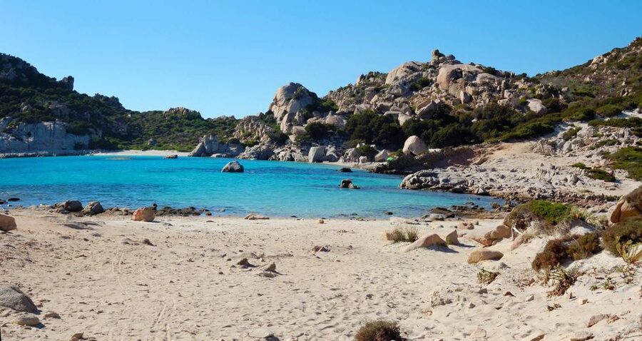 From Palau: La Maddalena Archipelago Boat Tour with Pasta - Santa Maria Beach: your 2-hour swim and sun reset