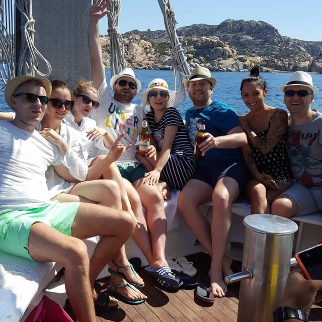 From Palau: La Maddalena Archipelago Boat Tour with Pasta - Budelli natural pools and the Rosa Beach photo stop