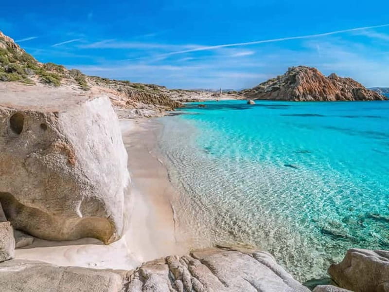 From Palau: La Maddalena Cruise with Lunch & Drinks - The Ride Out: Live Commentary as You Head Toward Spargi