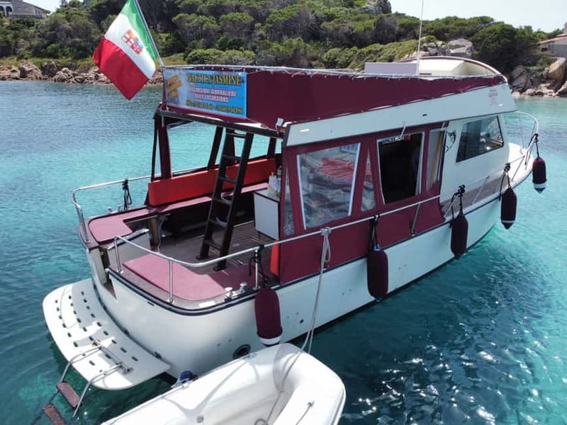 From Palau: La Maddalena Cruise with Lunch & Drinks - Lunch at Budelli: Sardinian Antipasto, Tomato Pasta, and Drinks Included