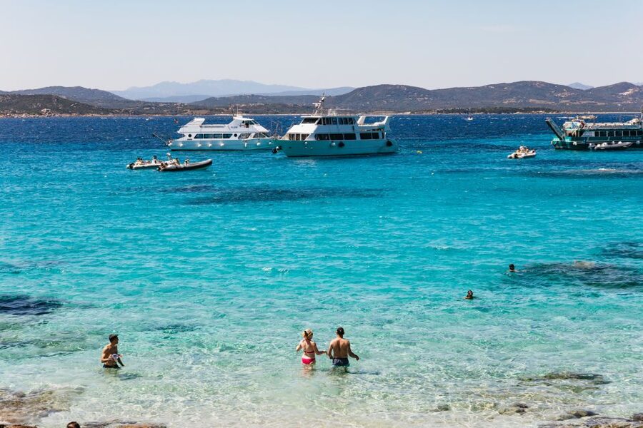 From Palau: La Maddalena Islands Full-Day Trip by Boat - Spargi: first beach time and the calm before the crowds