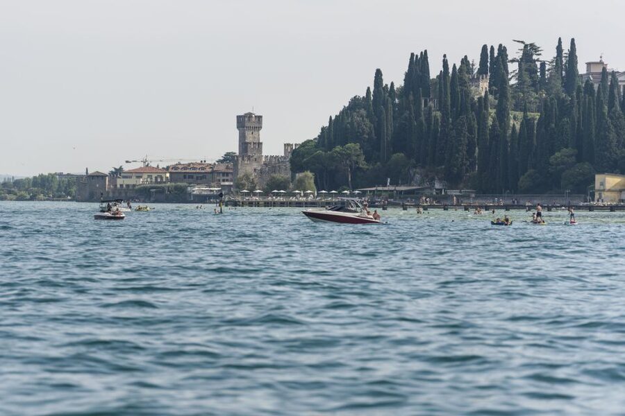 From Peschiera: Garda East Coast Cruise to Sirmione - Passing Jamaica Beach and the Grottoes of Catullus from the water