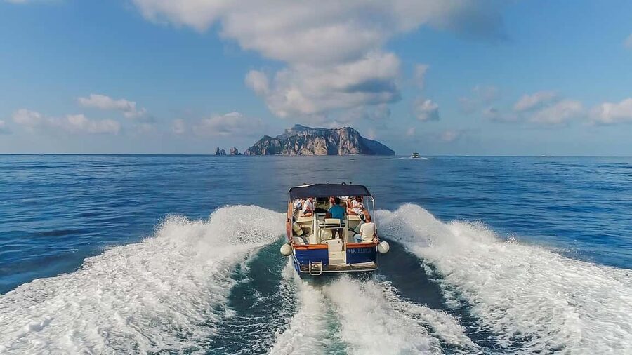 From Positano: Day trip to Capri - Group Tour by boat - Meeting at Positano Boats, then straight onto the water