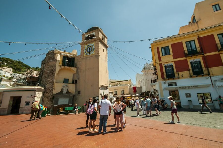 From Rome: Capri Guided Day Trip with Blue Grotto - Naples to Capri by ferry: Marina Grande is the gateway