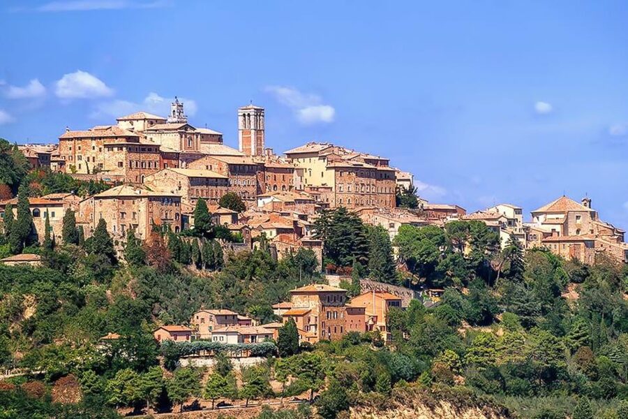 From Siena: Tuscany Hills Wine Tour - Montepulciano, town walk time and Nobile di Montepulciano views