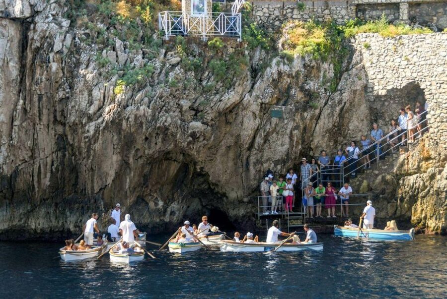 From Sorrento: Capri, Anacapri, & Blue Grotto Full-Day Trip - The Express Ferry Ride: Your First Big View of Capri