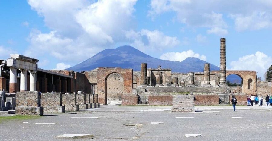 From Sorrento: Day Tour to Pompeii Ruins and Mount Vesuvius - Pompeii with a guide: the Forum to the Greek Theater in real context