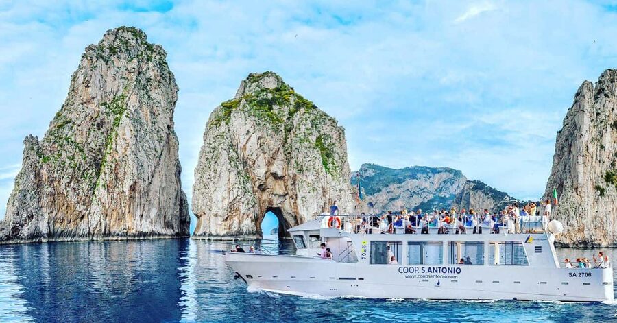 From Sorrento/Nerano: Capri Island Cruise with Guide Onboard - From Nerano to Capri: How the Day Is Actually Paved