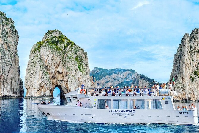 From Sorrento/Nerano:Capri Shared Tour (9:15am Boat Departure) - The optional €26 shuttle on the island, and why it saves real time