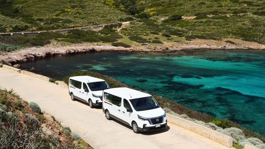 From Stintino: Asinara minivan tour - Price and the real on-site costs: $98 plus landing fee and C.R.A.M.A.