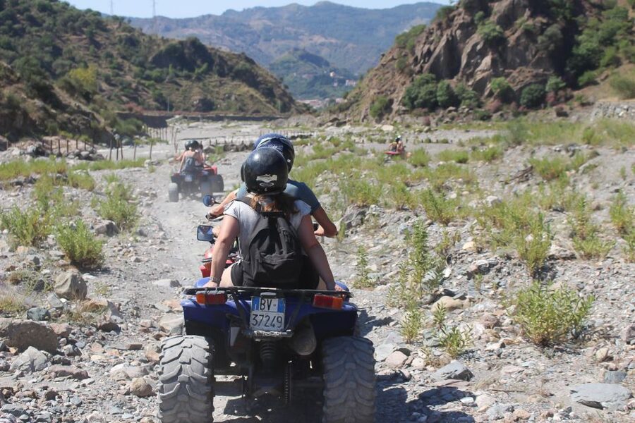 From Taormina: Off-Road ATV Tour Alcantara & Mount Etna - Coruccio Cave and the short walk that makes the day feel complete