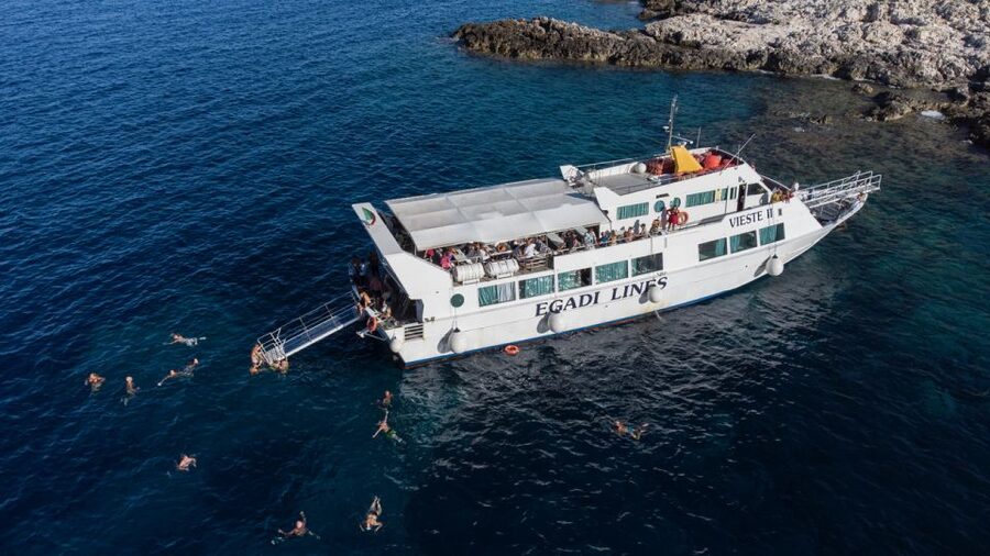 From Trapani: Day Cruise to Favignana & Levanzo with Lunch - Group size and comfort: relaxed, but not private