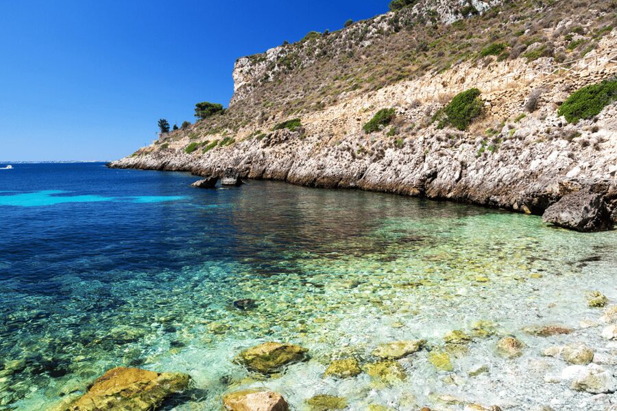 From Trapani: Favignana and Levanzo Egadi Island Day Cruise - Morning Stop One: Cala Azzurra Swim and Snorkel Time