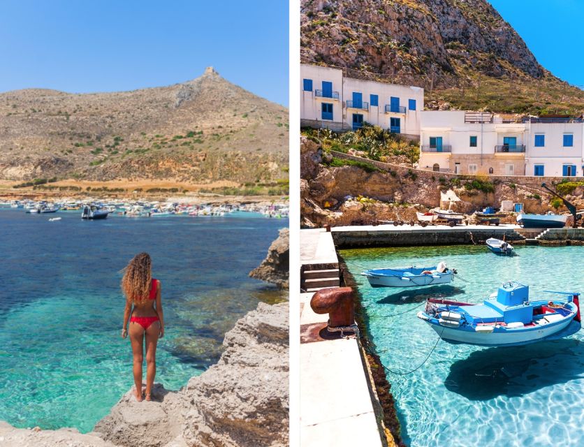 From Trapani: Favignana and Levanzo Mini Cruise with Lunch - Levanzo Island in One Hour: White Houses, Faraglione, and Fast Views
