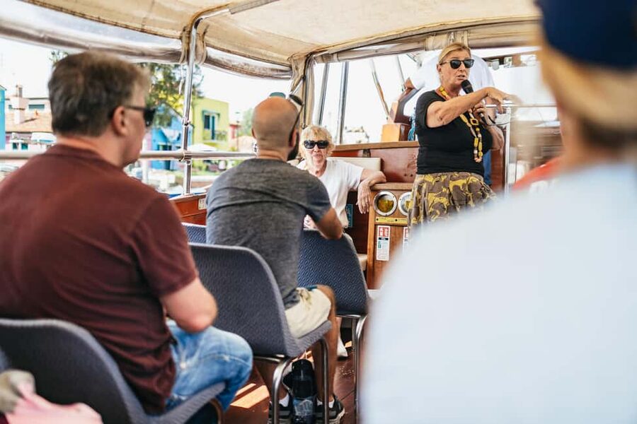 From Venice: Murano & Burano Guided Tour by Private Boat - Burano Lace Demo and the Women Who Still Stitch